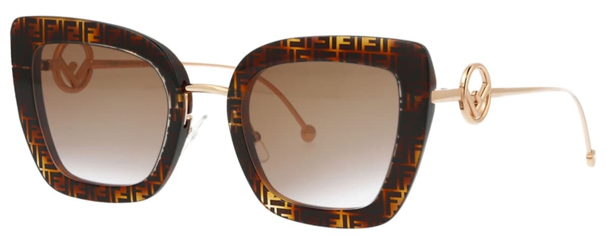 عینک آفتابی زنانه Fendi مدل Ff 0408 S 086 Qr 51 عینک آفتابی زنانه Fendi مدل Ff 0408 S 086 Qr 51