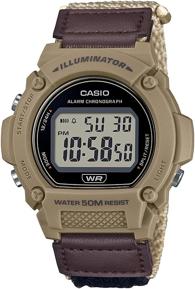 ساعت مچی دیجیتال مردانه Casio ضد آب 50M WR مدل W219H ساعت مچی دیجیتال مردانه Casio ضد آب 50M WR مدل W219H