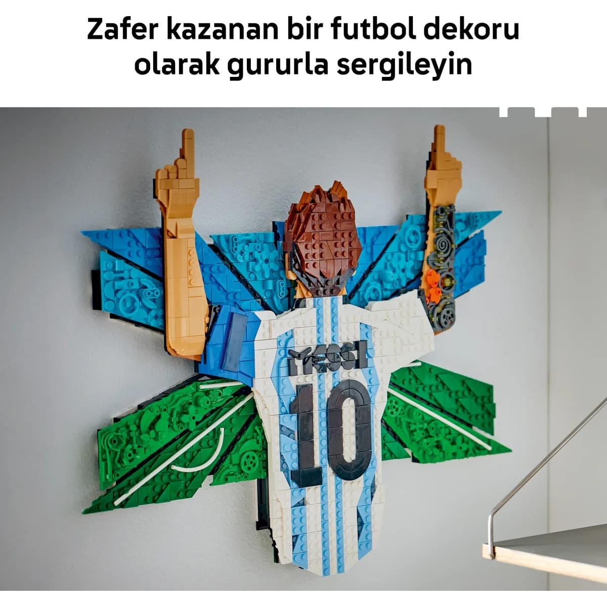 لگو Editions Lionel Messi جشن مدل 43018 با 1427 قطعه لگو Editions Lionel Messi جشن مدل 43018 با 1427 قطعه