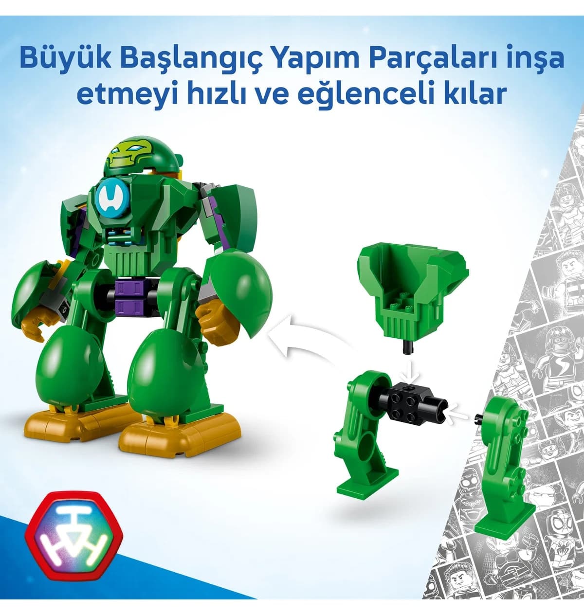 لگو Disney Junior Marvel Loki در برابر Iron Man مدل 11211 لگو Disney Junior Marvel Loki در برابر Iron Man مدل 11211