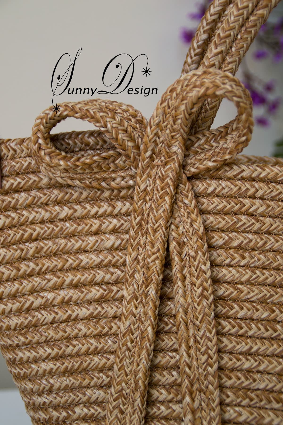 کیف زنانه My Sunny Design از جنس جوت حصیری دستی و دوشی روزمره کیف زنانه My Sunny Design از جنس جوت حصیری دستی و دوشی روزمره