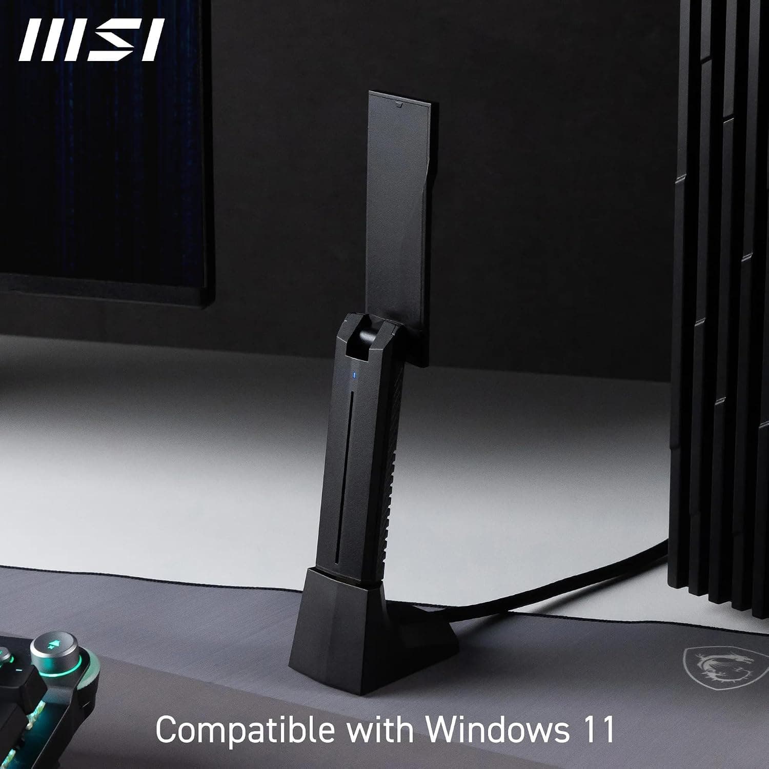 آداپتور USB شبکه MSI با WIFI 7 مدل BE6500 آداپتور USB شبکه MSI با WIFI 7 مدل BE6500