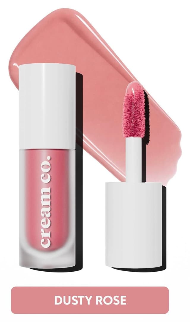 تینت گونه، لب و چشم Cream Co. Glow Tint مرطوبکننده رنگ رز غبارآلود با اسید هیالورونیک و پپتید تینت گونه، لب و چشم Cream Co. Glow Tint مرطوبکننده رنگ رز غبارآلود با اسید هیالورونیک و پپتید