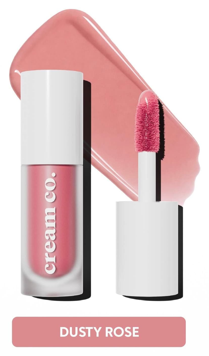 تینت گونه، لب و چشم Cream Co. Glow Tint مرطوبکننده رنگ رز غبارآلود با اسید هیالورونیک و پپتید تینت گونه، لب و چشم Cream Co. Glow Tint مرطوبکننده رنگ رز غبارآلود با اسید هیالورونیک و پپتید
