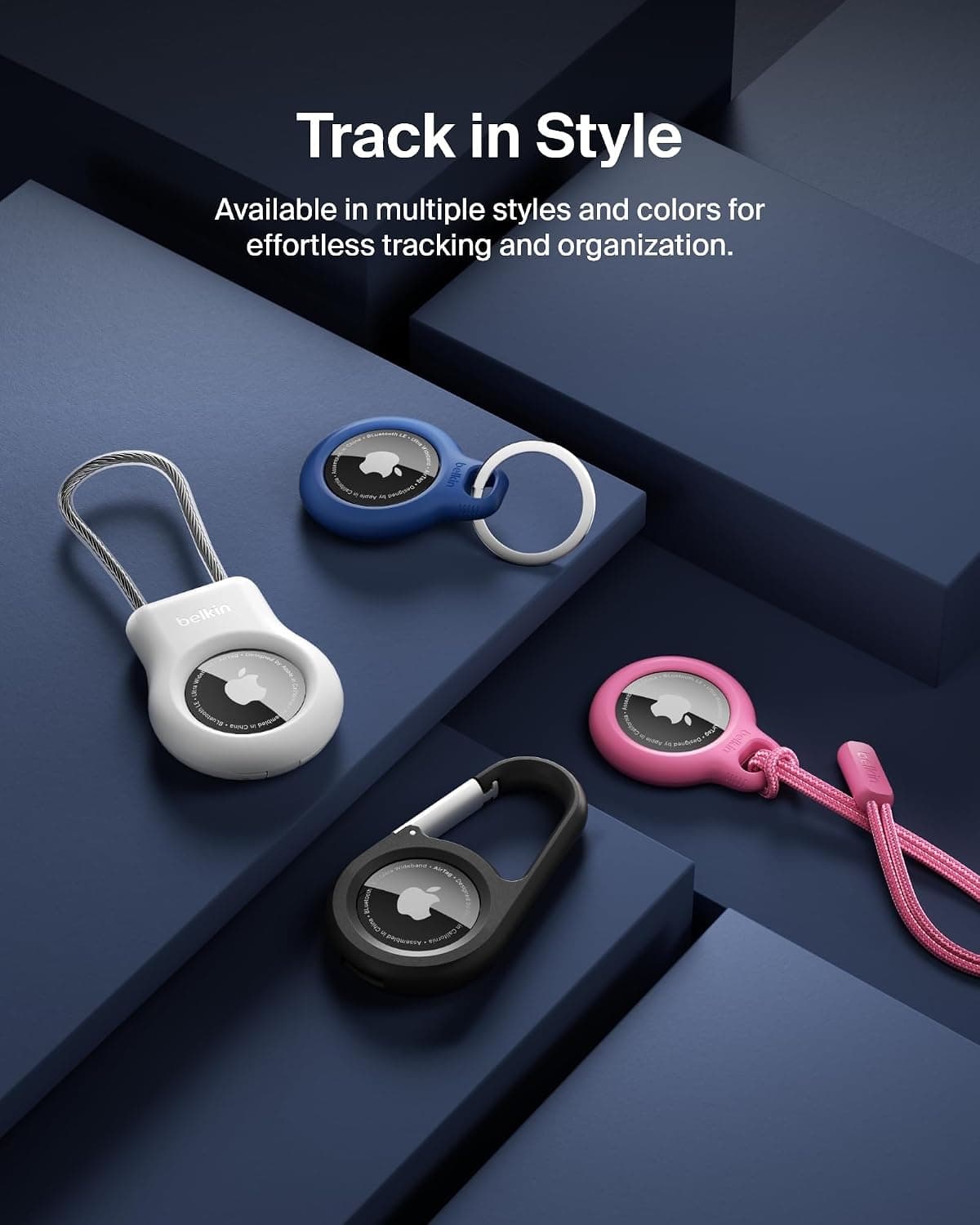 نگهدارنده 1x2 امن Belkin مشکی برای Apple AirTag مدل MSC002btBK نگهدارنده 1x2 امن Belkin مشکی برای Apple AirTag مدل MSC002btBK