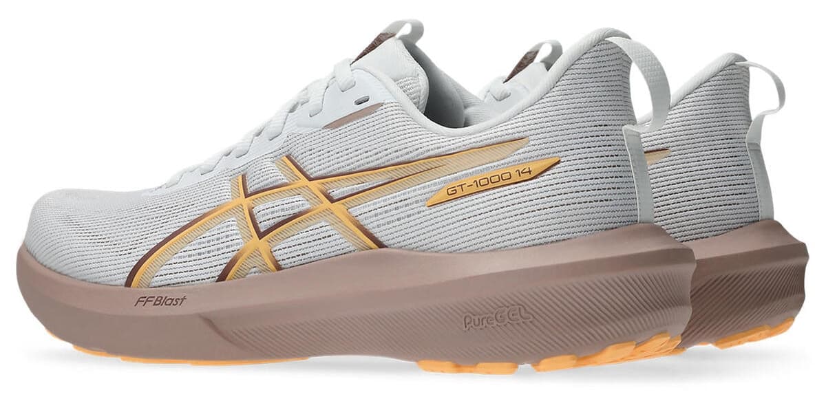 کفش دویدن زنانه Asics سفید قرمز مدل GT-1000 14 1012B859-100 کفش دویدن زنانه Asics سفید قرمز مدل GT-1000 14 1012B859-100