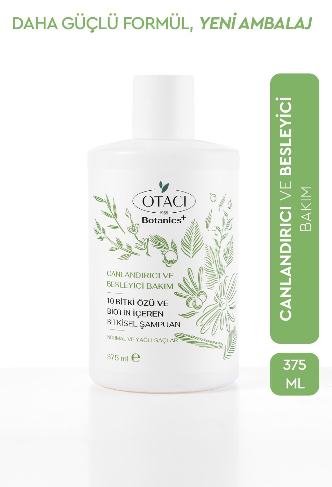 شامپو زنانه Otacı Botanics+ احیاکننده و مغذی با ۱۰ عصاره گیاهی و Biotin شامپو زنانه Otacı Botanics+ احیاکننده و مغذی با ۱۰ عصاره گیاهی و Biotin