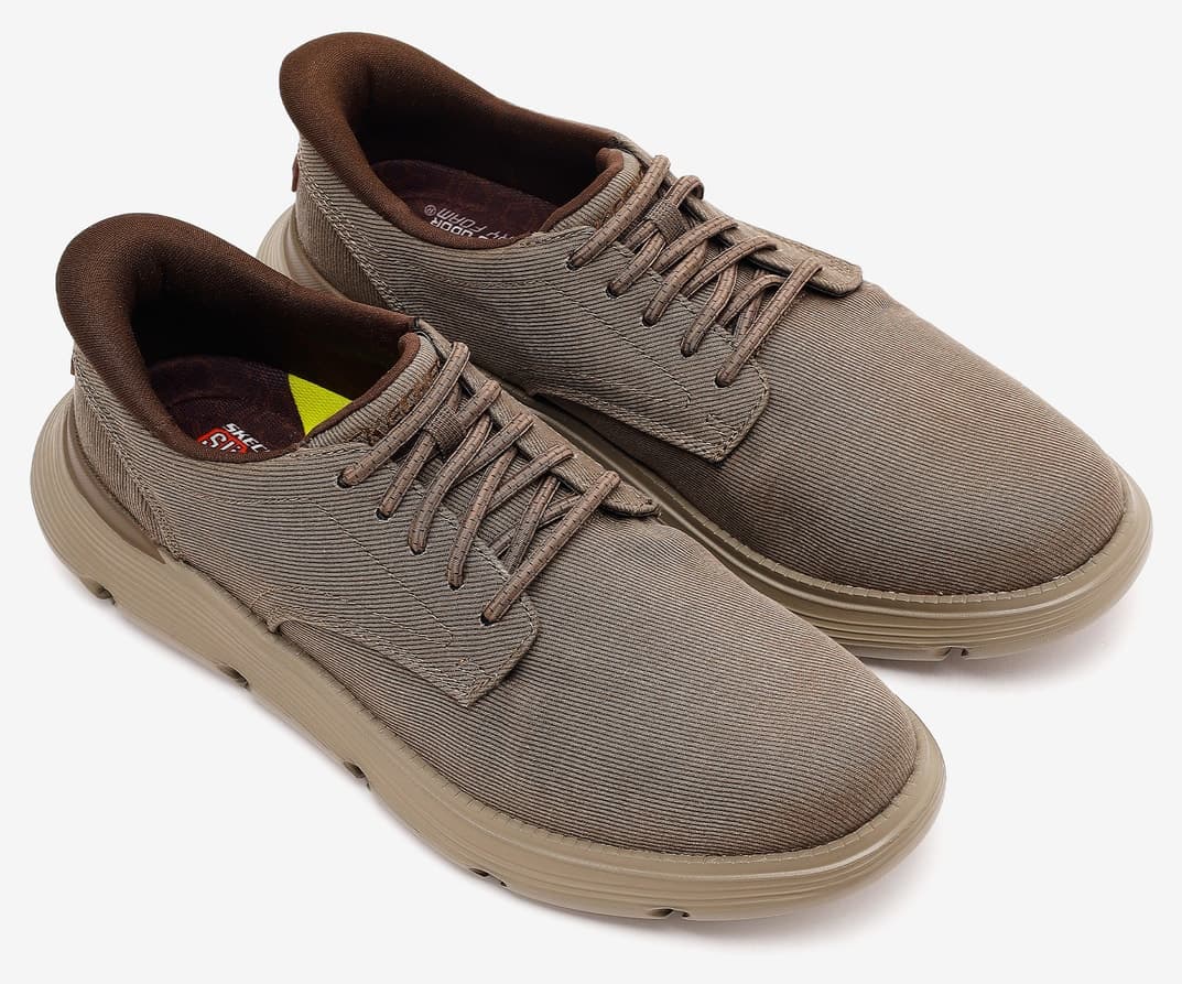 کفش مردانه Skechers بژ روزمره مدل GARZA 205352 DKTP کفش مردانه Skechers بژ روزمره مدل GARZA 205352 DKTP