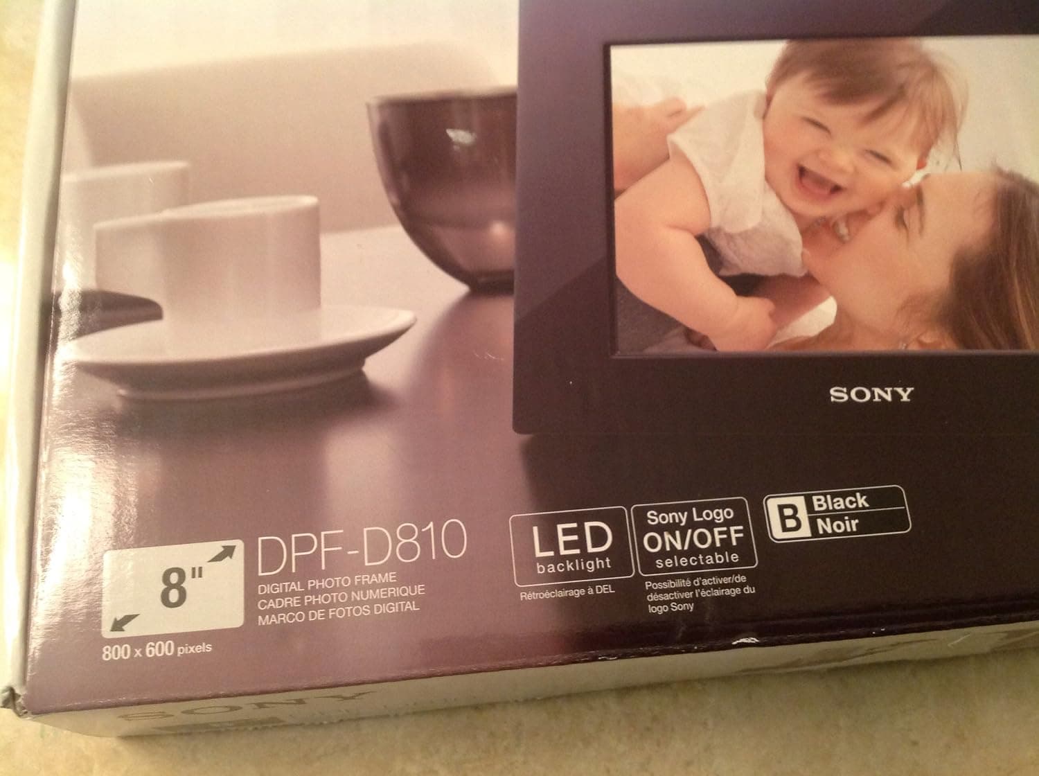 قاب عکس دیجیتال Sony مدل DPF-D810 قاب عکس دیجیتال Sony مدل DPF-D810
