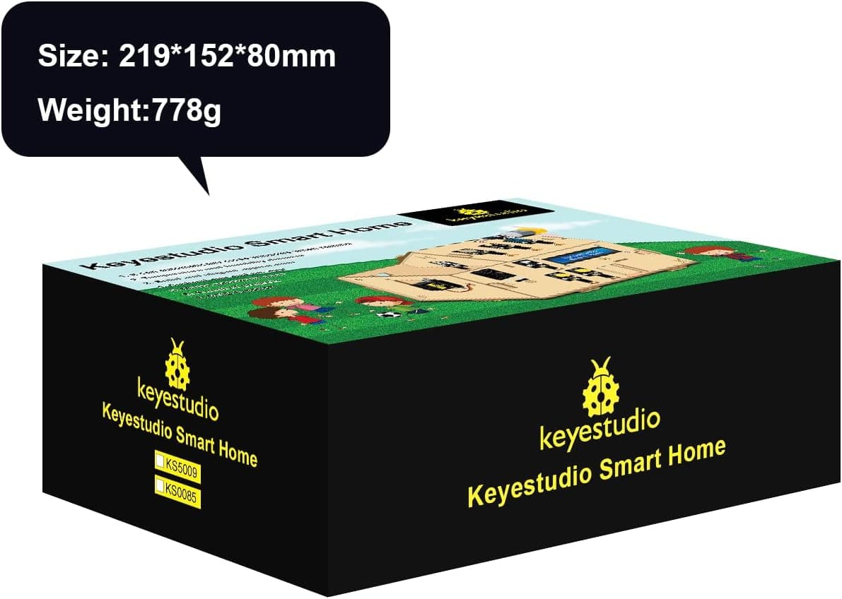 کیت استارتر خانه هوشمند KEYESTUDIO ESP32 کیت استارتر خانه هوشمند KEYESTUDIO ESP32