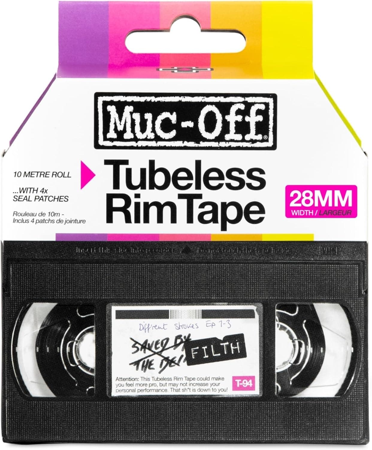 نوار رینگ تیوبلس دوچرخه Muc-Off چسب حساس به فشار 25mm رول 10 متری با 4 وصله آببندی نوار رینگ تیوبلس دوچرخه Muc-Off چسب حساس به فشار 25mm رول 10 متری با 4 وصله آببندی