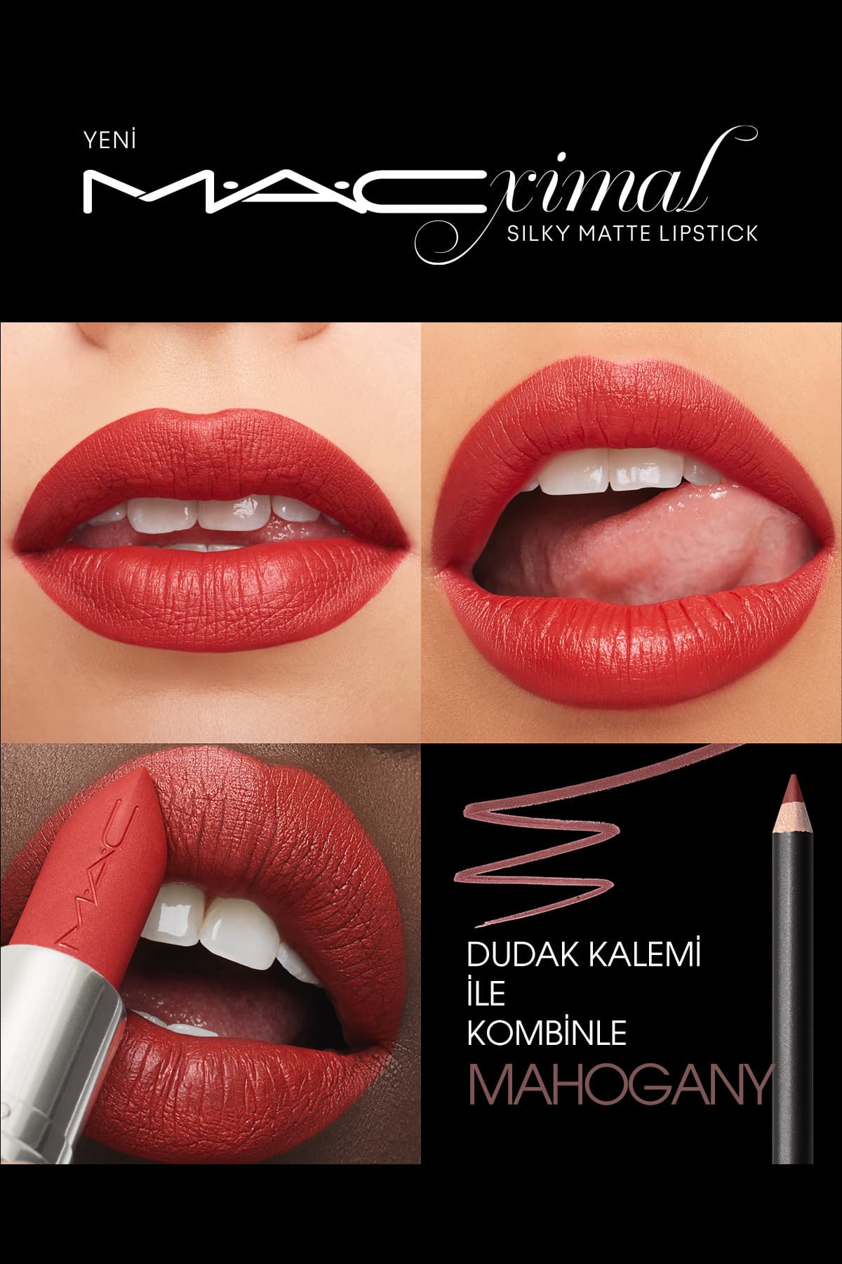 رژ لب Mac مت ابریشمی MACximal Mini فلفلی 1.8g رژ لب Mac مت ابریشمی MACximal Mini فلفلی 1.8g