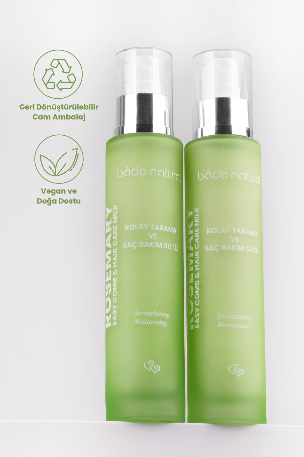 شیر مراقبت از مو و شانهکردن آسان Bade Natural با رزماری 100 ml شیر مراقبت از مو و شانهکردن آسان Bade Natural با رزماری 100 ml