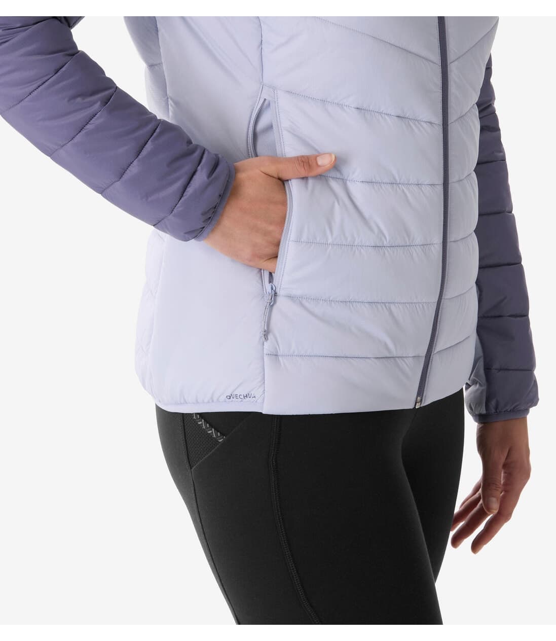 کاپشن بادی زنانه Decathlon Quechua اوتدور بنفش مدل MH500 -6° کاپشن بادی زنانه Decathlon Quechua اوتدور بنفش مدل MH500 -6°