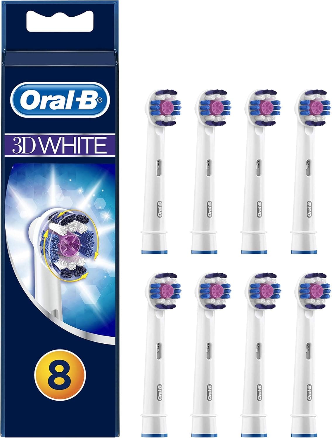 سری یدک مسواک Oral-B Braun 3D White سری یدک مسواک Oral-B Braun 3D White