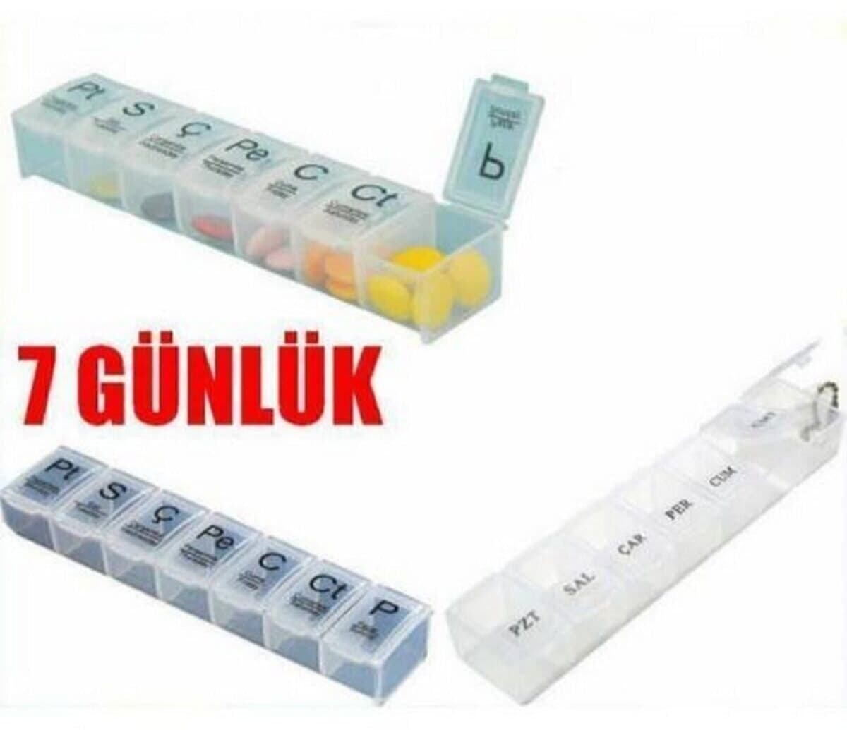 جعبه نگهداری دارو هفتگی Genel Markalar جعبه نگهداری دارو هفتگی Genel Markalar