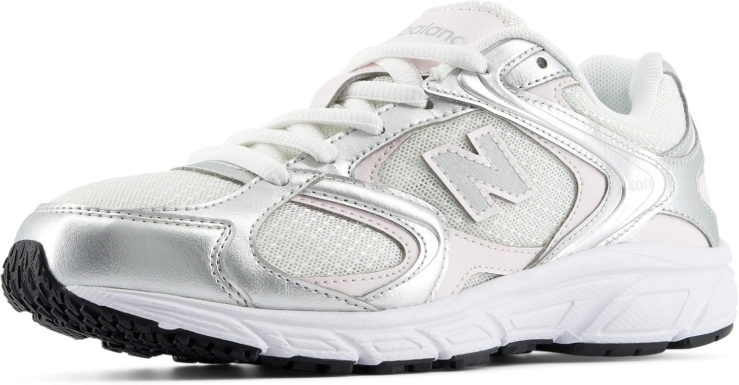 کفش New Balance مدل 408 نقرهای متالیک/صورتی سایز 37 EU کفش New Balance مدل 408 نقرهای متالیک/صورتی سایز 37 EU
