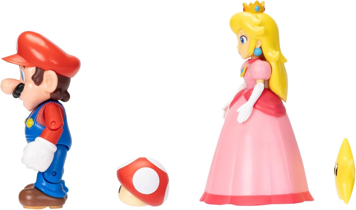فیگور 4 اینچی دو عددی SUPER MARIO مدل Mario & Peach فیگور 4 اینچی دو عددی SUPER MARIO مدل Mario & Peach