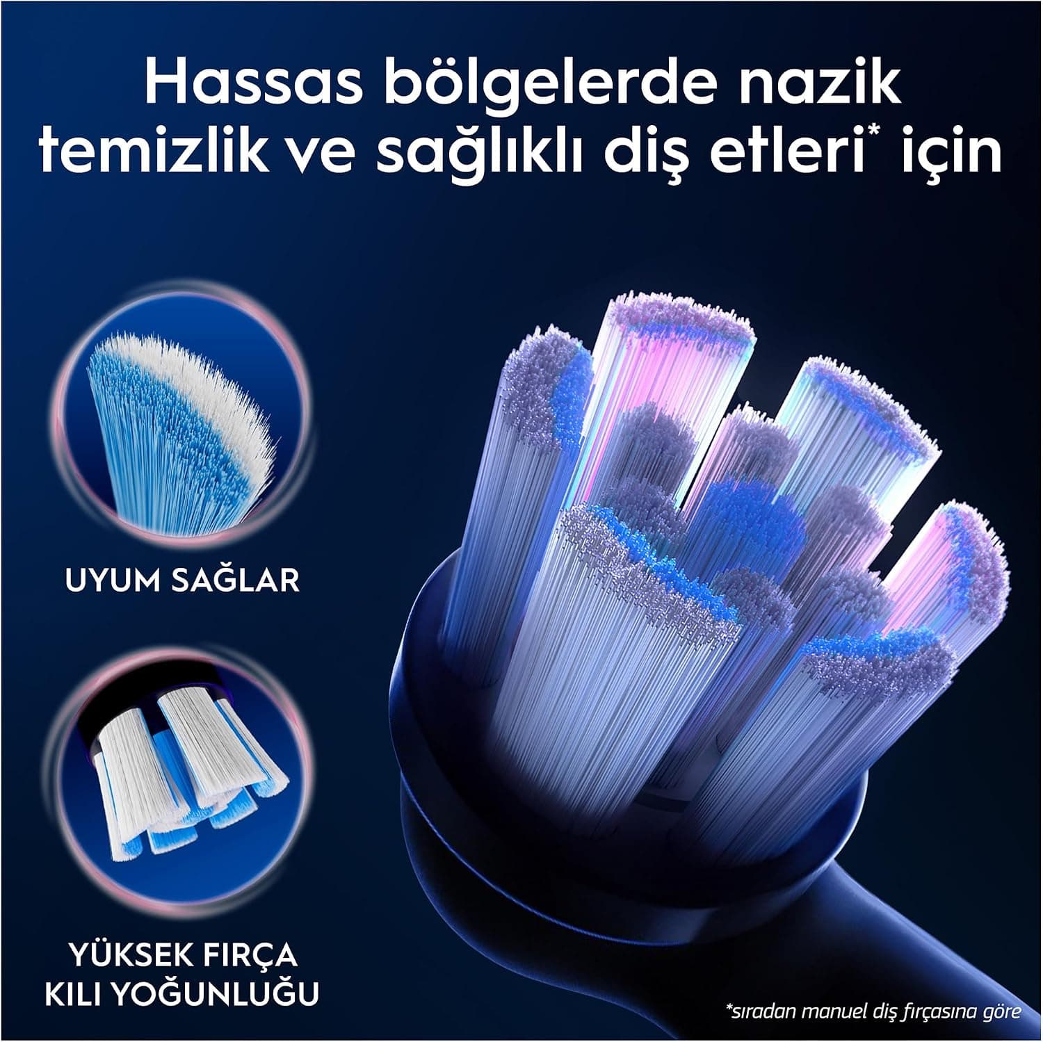 سری یدک مسواک Oral-B iO Gentle Care مشکی 4 عدد سری یدک مسواک Oral-B iO Gentle Care مشکی 4 عدد