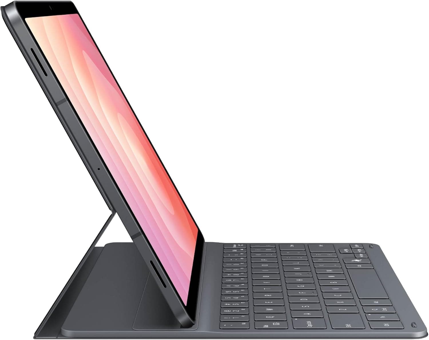 کاور کتابی کیبورددار باریک تبلت Samsung Galaxy Tab S11 مشکی کاور کتابی کیبورددار باریک تبلت Samsung Galaxy Tab S11 مشکی