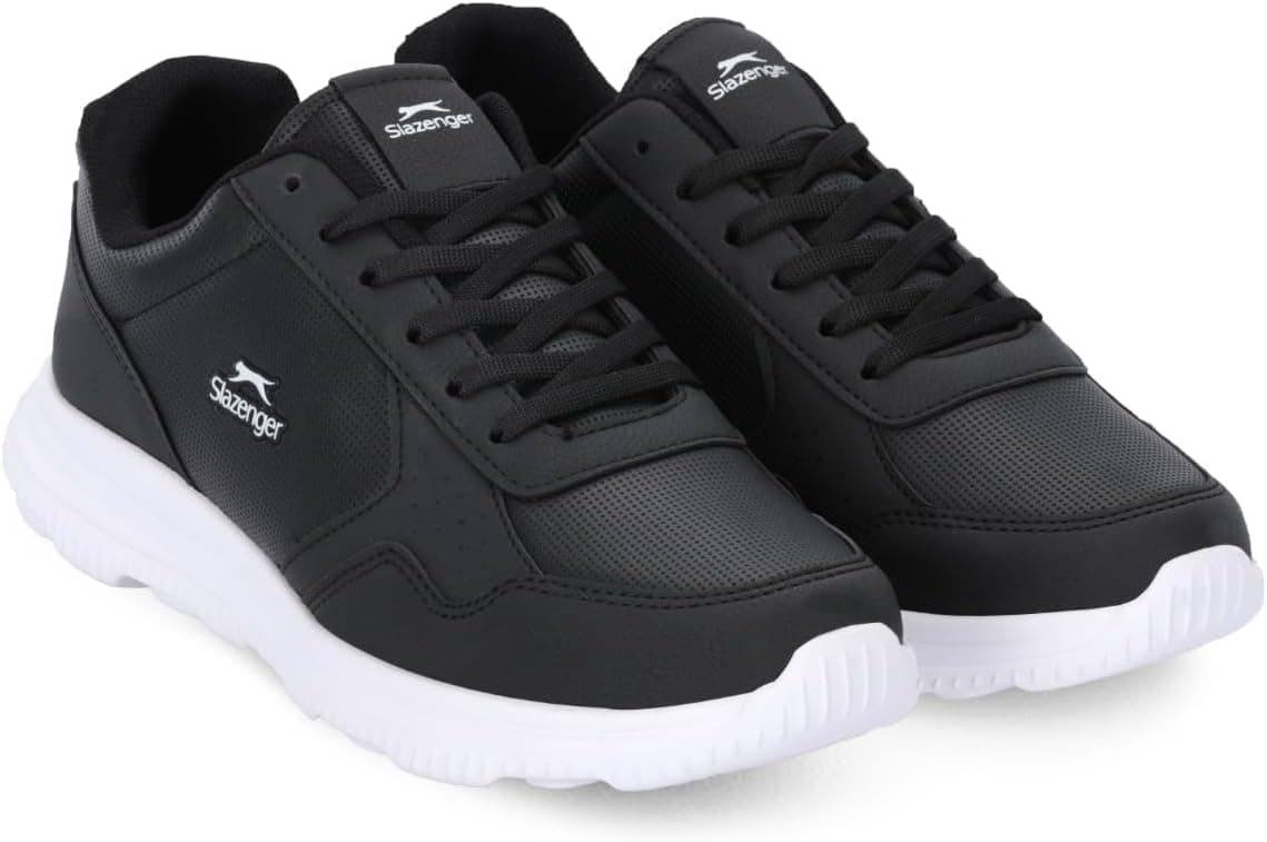 کفش ورزشی دویدن و پیادهروی مردانه Slazenger مشکی و سفید مدل EVEREST I کفش ورزشی دویدن و پیادهروی مردانه Slazenger مشکی و سفید مدل EVEREST I