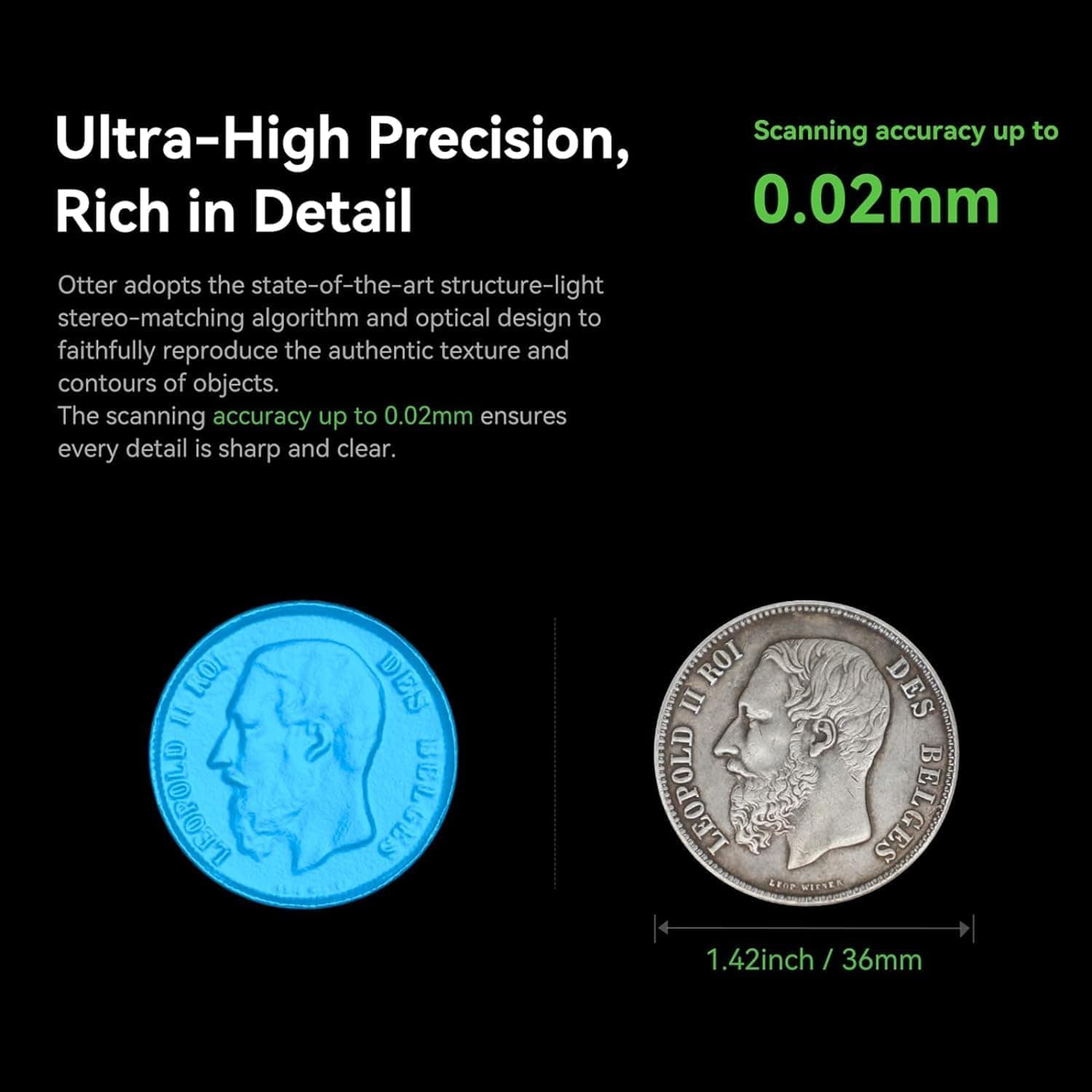 اسکنر سهبعدی Creality تمامرنگی با دقت 0.02mm مدل CR-Scan Otter اسکنر سهبعدی Creality تمامرنگی با دقت 0.02mm مدل CR-Scan Otter