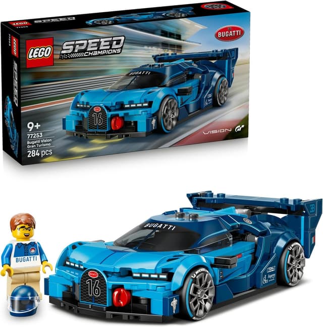 لگو 77253 Speed Champions Bugatti Vision Gran Turismo ماشین اسپرت هایپر لگو 77253 Speed Champions Bugatti Vision Gran Turismo ماشین اسپرت هایپر