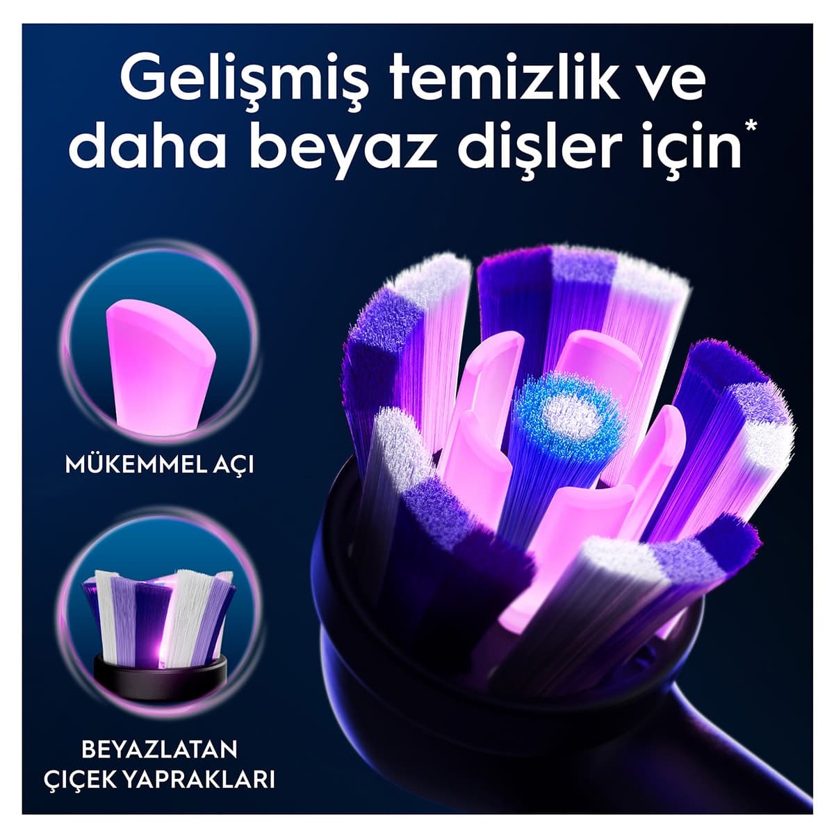 سر یدکی مسواک برقی Oral-B سری iO Radiant White بسته 4 عددی سر یدکی مسواک برقی Oral-B سری iO Radiant White بسته 4 عددی