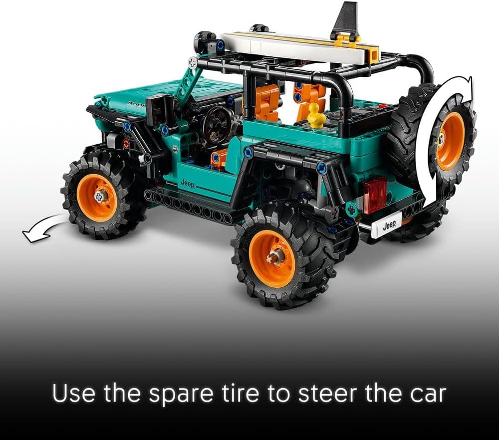 لگو Technic Jeep Wrangler Rubicon SUV مدل 42227 لگو Technic Jeep Wrangler Rubicon SUV مدل 42227