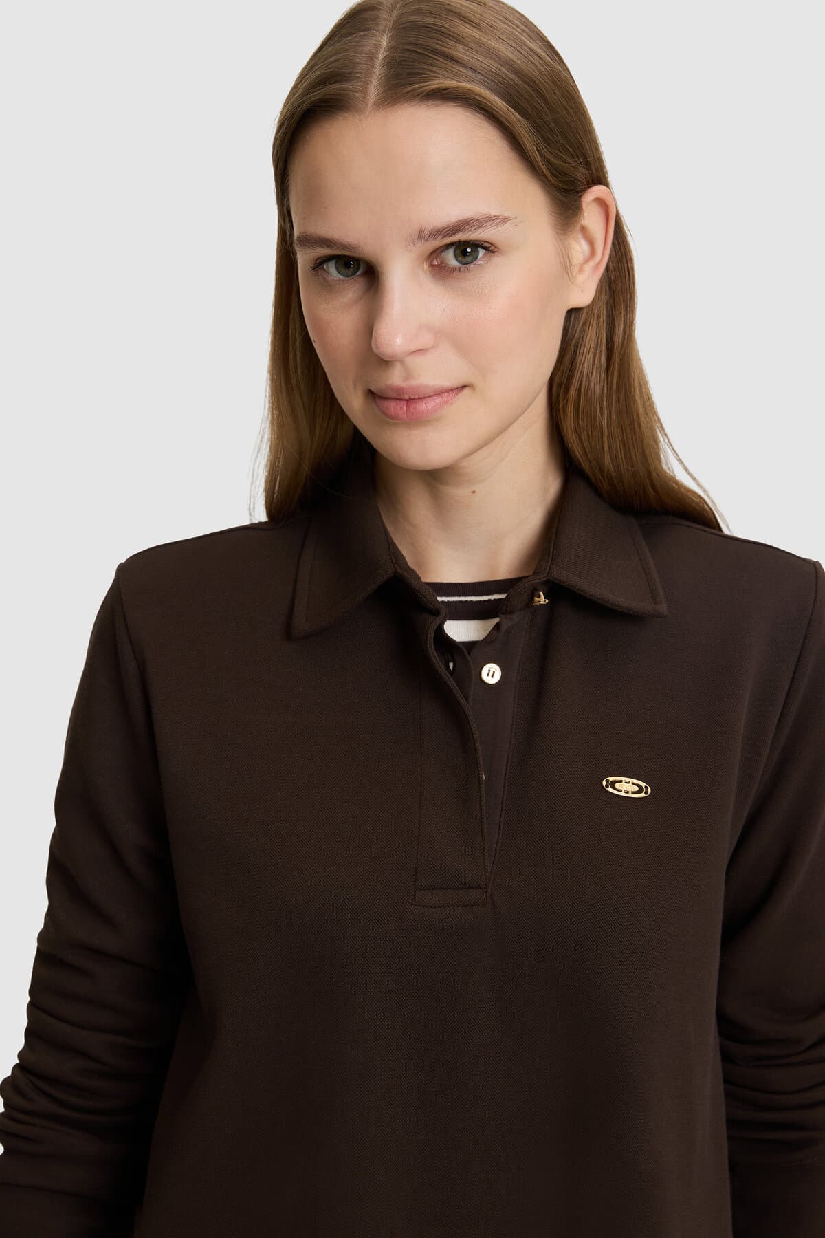 سوئیشرت زنانه U.S. Polo Assn. قهوهای تیره مدل 50326717-VR084 سوئیشرت زنانه U.S. Polo Assn. قهوهای تیره مدل 50326717-VR084