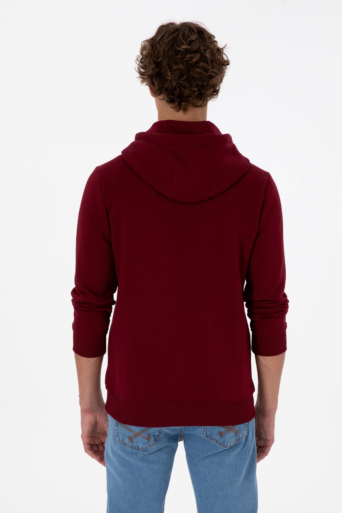سوئیشرت مردانه U.S. Polo Assn. هودیدار شاردون زرشکی فیت معمولی مدل 50315582-VR014 سوئیشرت مردانه U.S. Polo Assn. هودیدار شاردون زرشکی فیت معمولی مدل 50315582-VR014