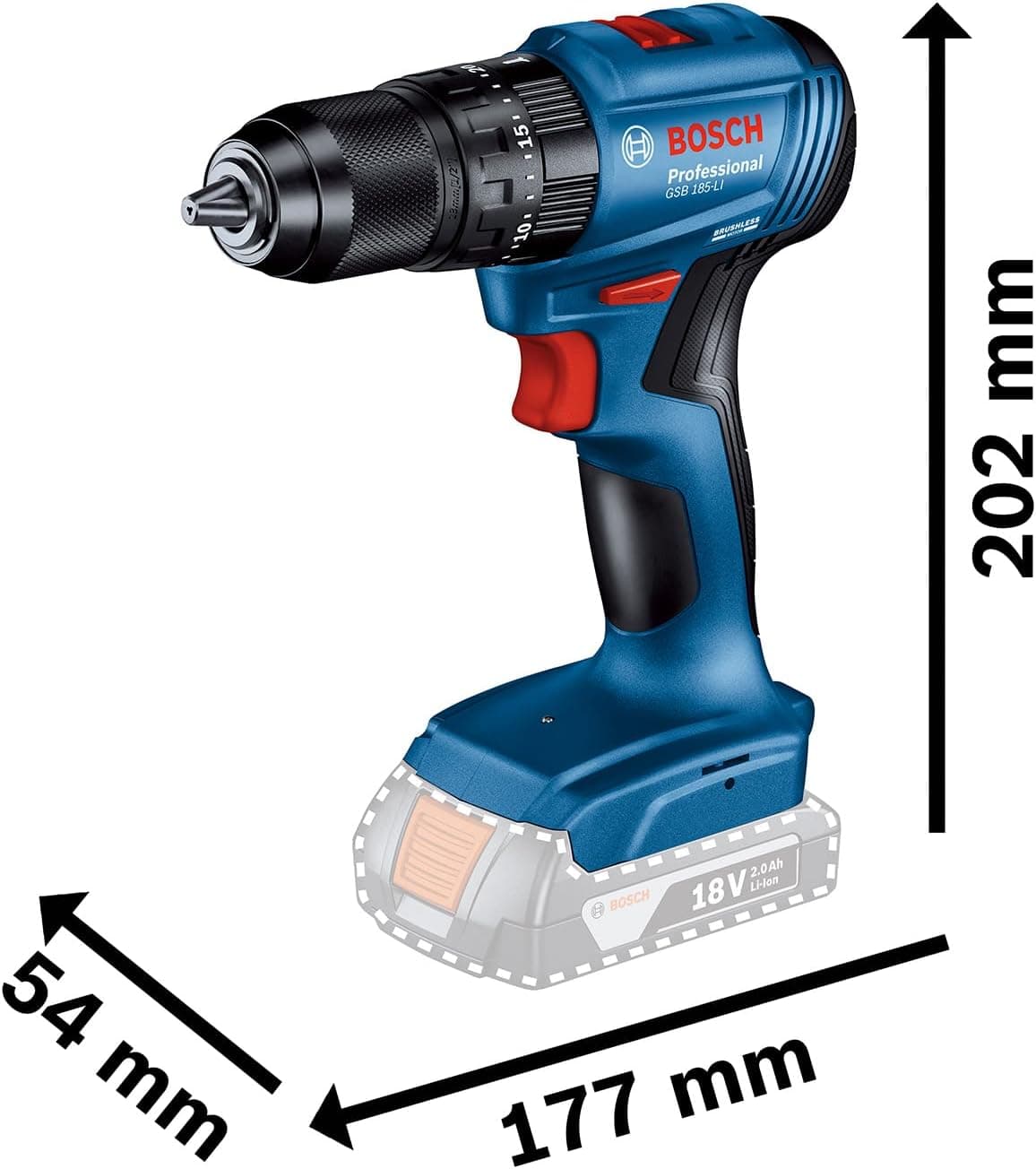 ست ابزار ترکیبی Bosch Professional مدل GDX 18V-285 GSB 185-LI GAL 18V-20 ست ابزار ترکیبی Bosch Professional مدل GDX 18V-285 GSB 185-LI GAL 18V-20