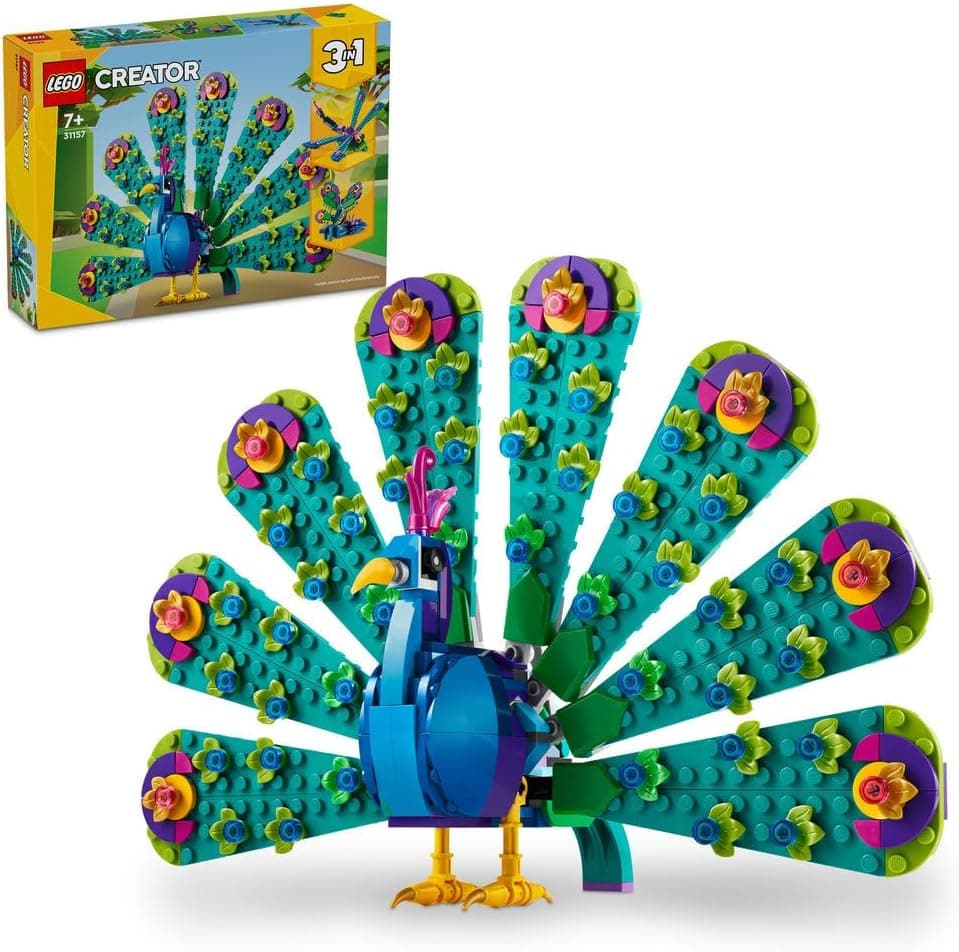 لگو Creator 3in1 Exotic Peacock مدل 31157 لگو Creator 3in1 Exotic Peacock مدل 31157
