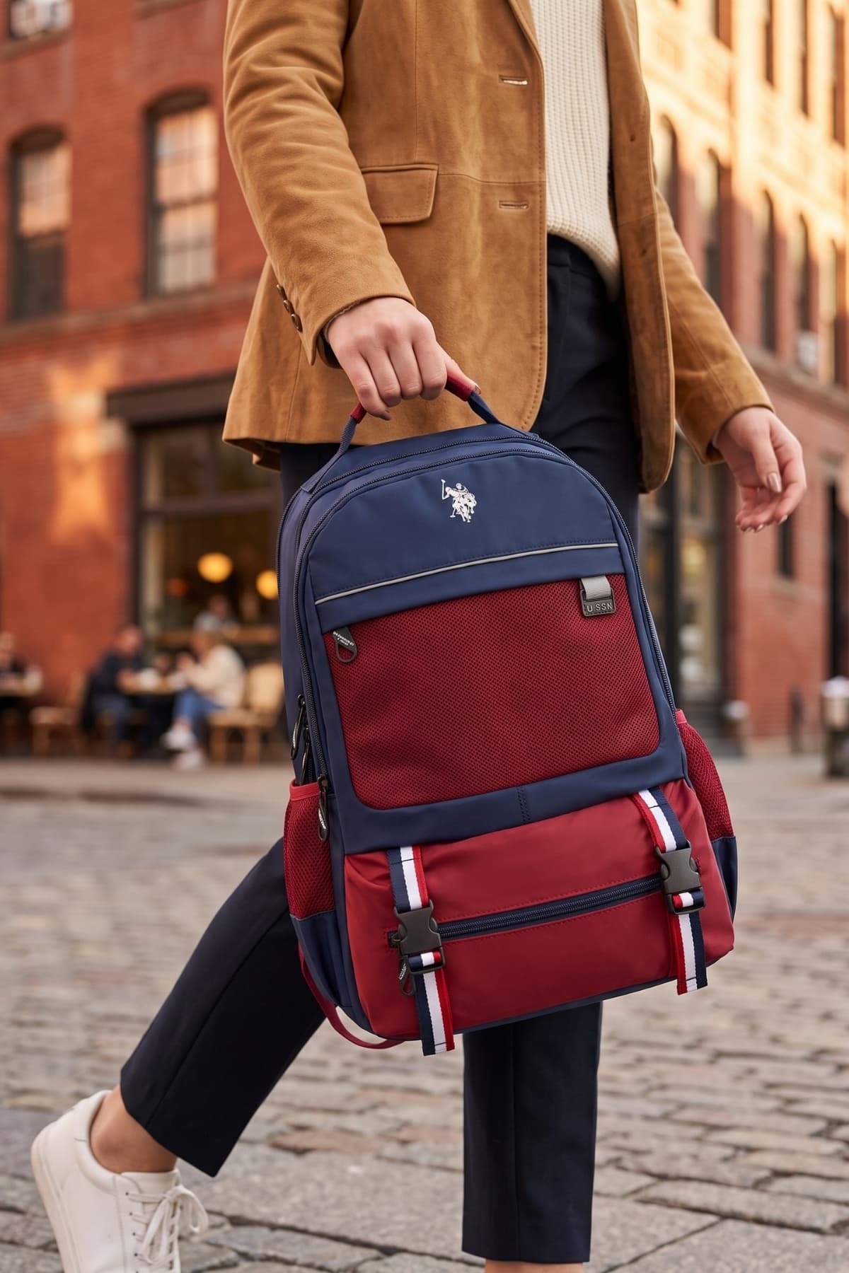 کولهپشتی زنانه U.S. Polo Assn. مدرسه و سفر قرمز مدل 25077-25078-25079 کولهپشتی زنانه U.S. Polo Assn. مدرسه و سفر قرمز مدل 25077-25078-25079