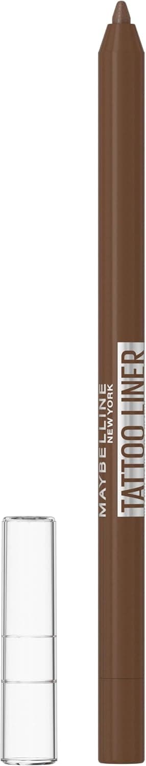 مداد چشم ژلی MAYBELLINE Tattoo Liner قهوهای مدل 911 Smooth Walnut مداد چشم ژلی MAYBELLINE Tattoo Liner قهوهای مدل 911 Smooth Walnut