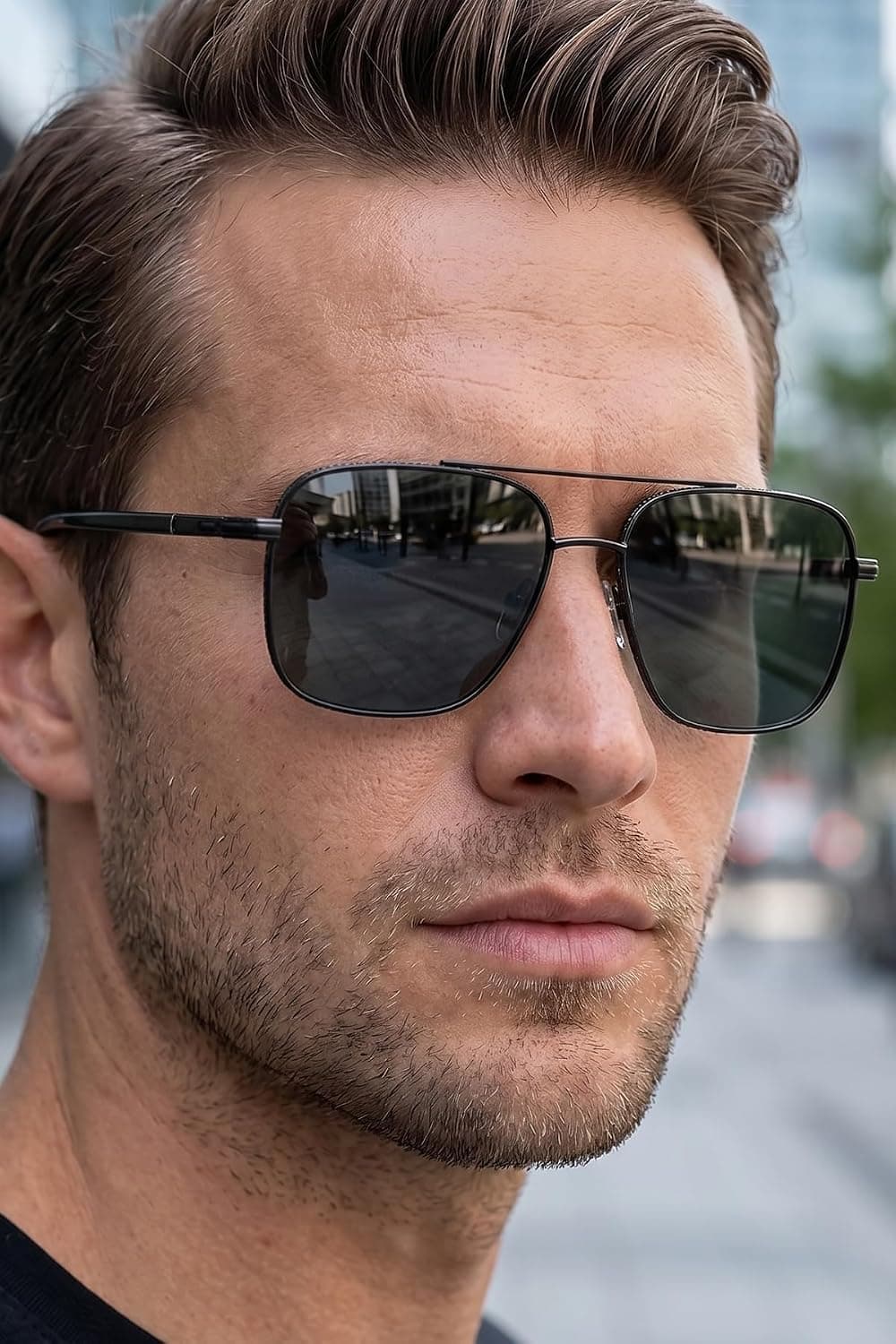 عینک آفتابی مردانه Daniel Klein پلاریزه UV400 فریم فلزی سیاه سبز 59 mm عینک آفتابی مردانه Daniel Klein پلاریزه UV400 فریم فلزی سیاه سبز 59 mm