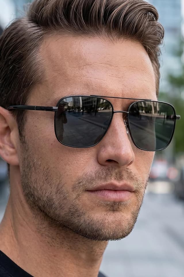 عینک آفتابی مردانه Daniel Klein پلاریزه UV400 فریم فلزی سیاه سبز 59 mm عینک آفتابی مردانه Daniel Klein پلاریزه UV400 فریم فلزی سیاه سبز 59 mm