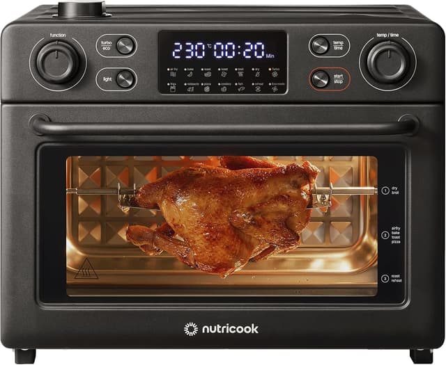 فر توستر ایرفرایر 12-in-1 Nutricook Baker’s Oven با ظرفیت 30L و بخار، مدل NC-AFTO330K فر توستر ایرفرایر 12-in-1 Nutricook Baker’s Oven با ظرفیت 30L و بخار، مدل NC-AFTO330K