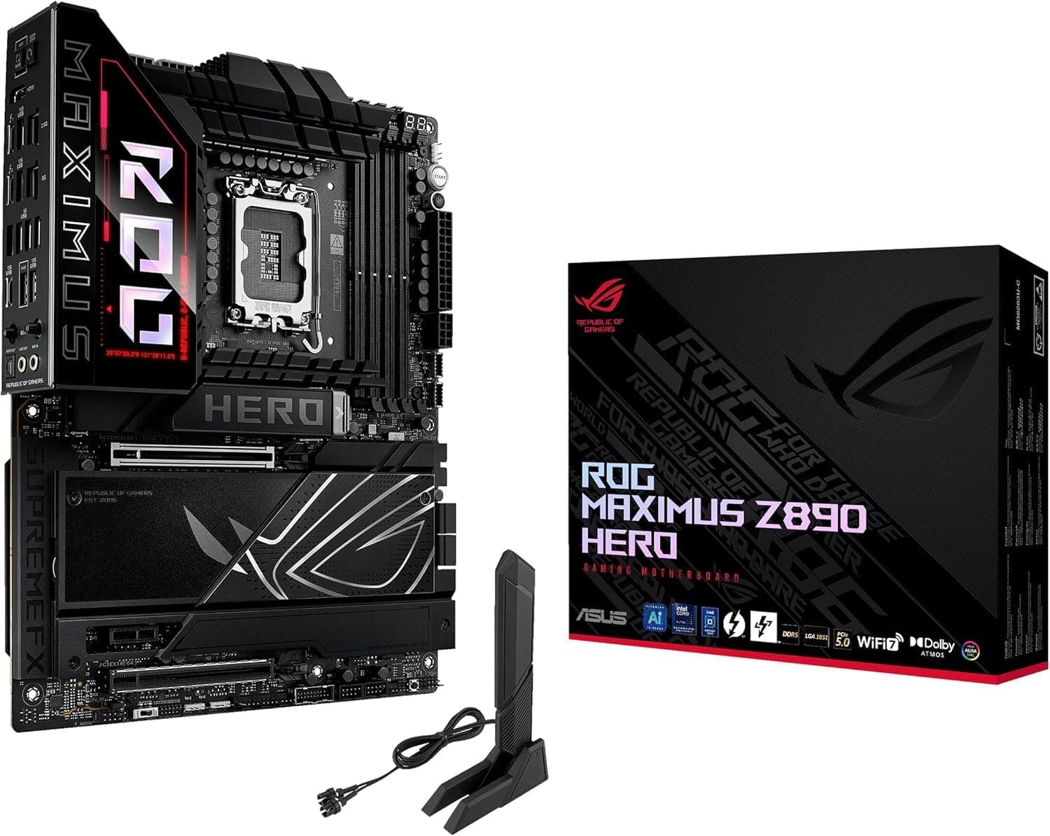 مادربرد ASUS ROG مدل Maximus Z890 Hero سوکت LGA 1851 ATX مادربرد ASUS ROG مدل Maximus Z890 Hero سوکت LGA 1851 ATX