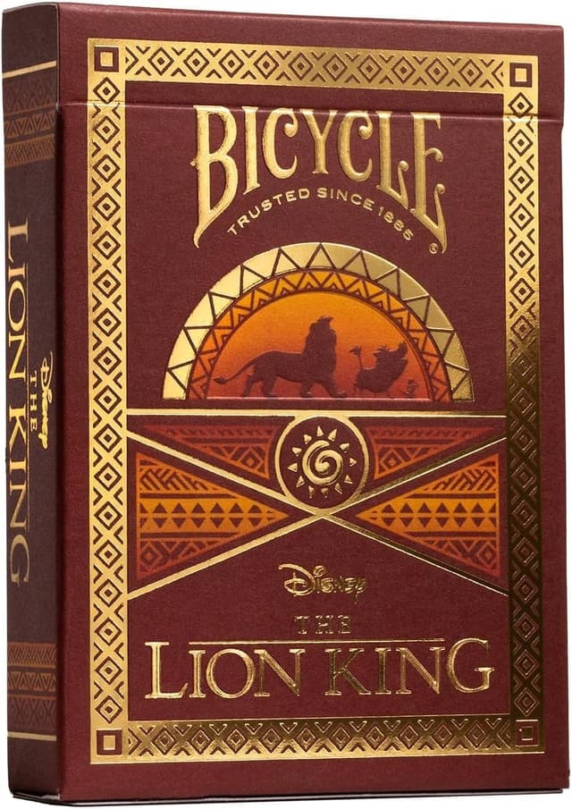 دسته کارت بازی Bicycle زرد Aslan King مدل 10042980 دسته کارت بازی Bicycle زرد Aslan King مدل 10042980