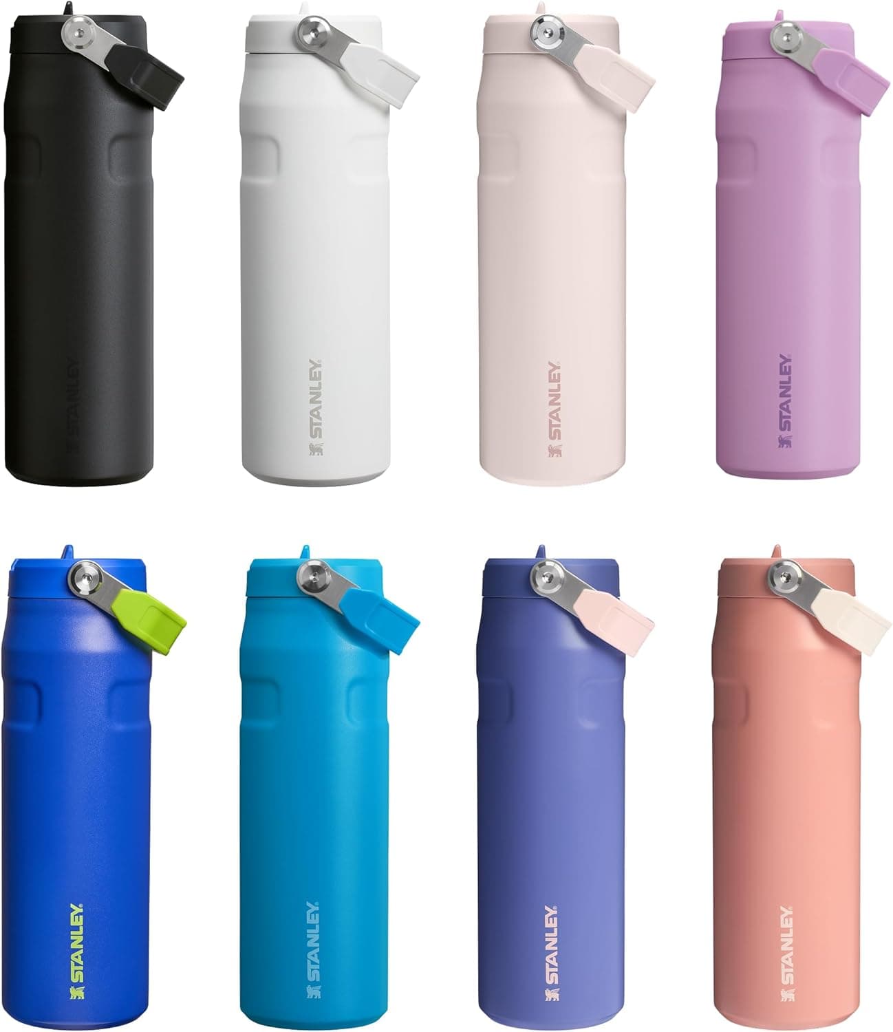 بطری آب عایق Stanley با نی Flip Straw 2.0 مدل IceFlow Aerolight، 0.7 Litre، یاسی، استیل ضدزنگ بطری آب عایق Stanley با نی Flip Straw 2.0 مدل IceFlow Aerolight، 0.7 Litre، یاسی، استیل ضدزنگ