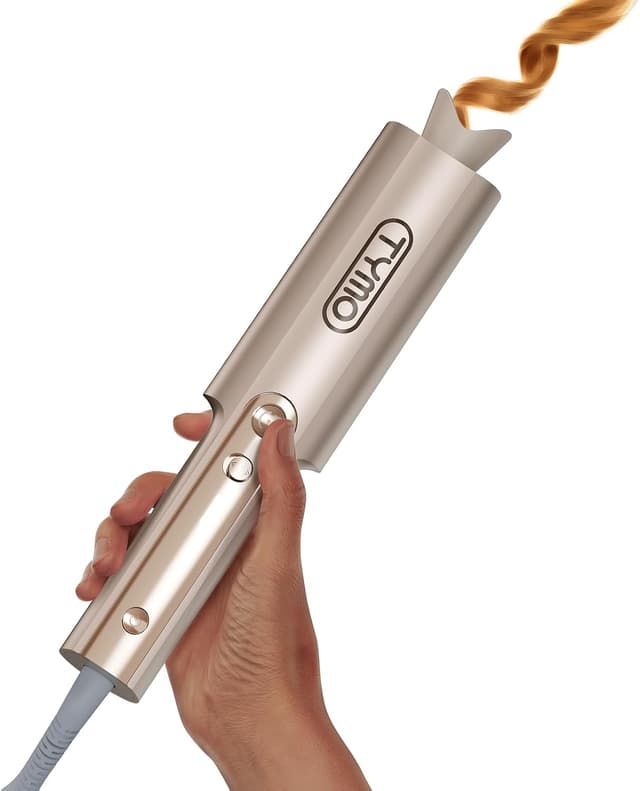 فرکننده موی چرخشی خودکار زنانه TYMO با میله بلند سرامیکی، مناسب موهای بلند، مدل CurlPro Plus، ضدسوختگی و ضدگیرکردن مو، 600M Ionic، دوولتاژ، طلایی، 25 mm فرکننده موی چرخشی خودکار زنانه TYMO با میله بلند سرامیکی، مناسب موهای بلند، مدل CurlPro Plus، ضدسوختگی و ضدگیرکردن مو، 600M Ionic، دوولتاژ، طلایی، 25 mm