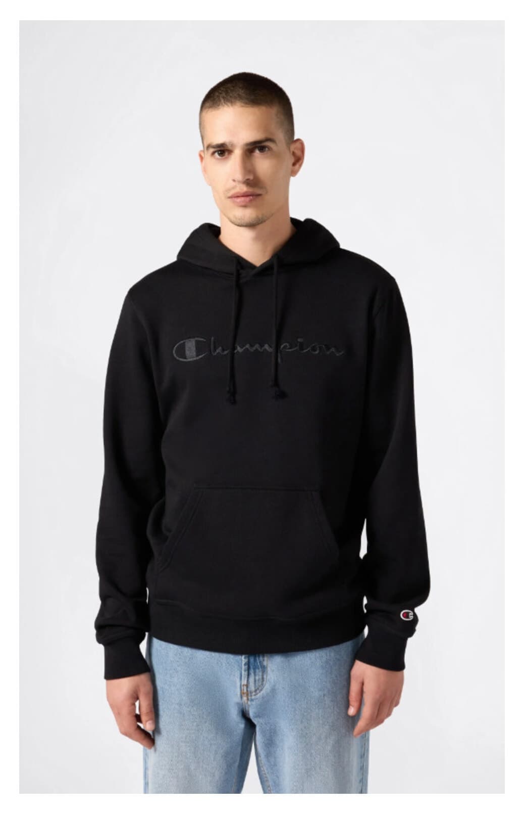 سوئیشرت هودی مردانه Champion Icons مشکی مدل 220271-KK001 سوئیشرت هودی مردانه Champion Icons مشکی مدل 220271-KK001