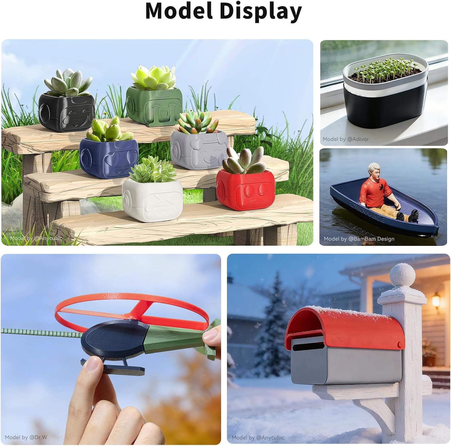 فیلامنت ASA برای پرینتر سه بعدی ANYCUBIC مشکی فیلامنت ASA برای پرینتر سه بعدی ANYCUBIC مشکی