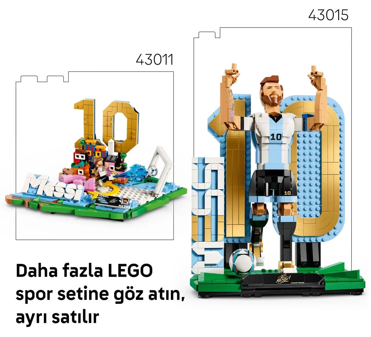 لگو Editions Lionel Messi جشن مدل 43018 با 1427 قطعه لگو Editions Lionel Messi جشن مدل 43018 با 1427 قطعه