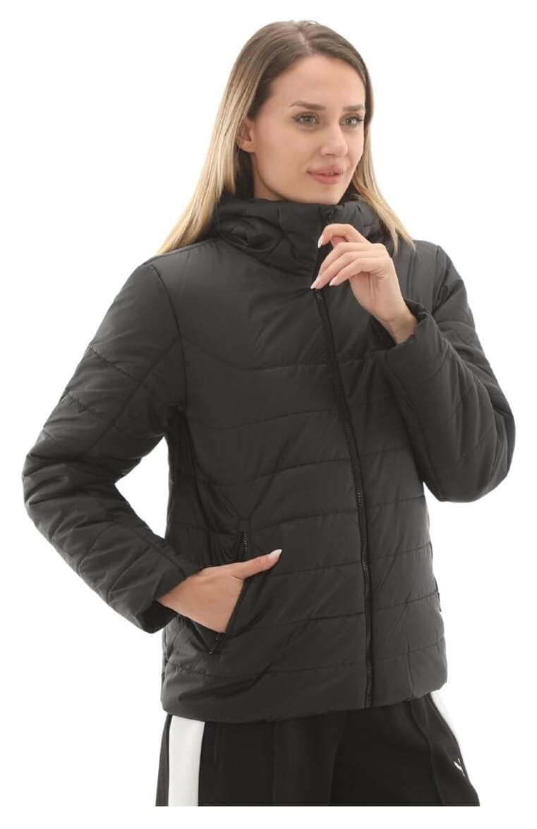 کاپشن زنانه Puma پفی کلاهدار Ess مشکی مدل 685231-01 کاپشن زنانه Puma پفی کلاهدار Ess مشکی مدل 685231-01