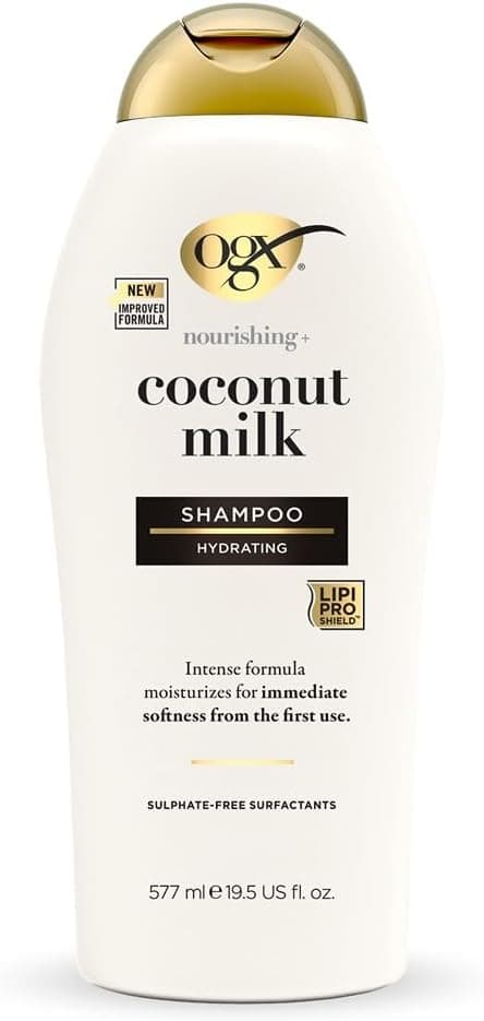 شامپو OGX حاوی شیر نارگیل مدل Nourishing+ حجم 385ml شامپو OGX حاوی شیر نارگیل مدل Nourishing+ حجم 385ml