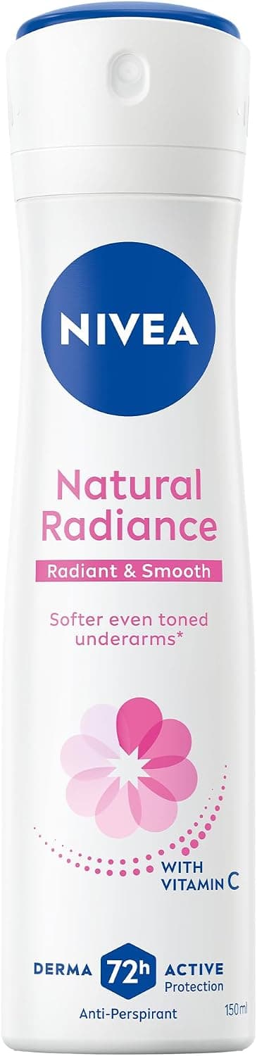 اسپری ضدتعریق زنانه NIVEA با محافظت 72h، درخشش طبیعی، 2x150ml اسپری ضدتعریق زنانه NIVEA با محافظت 72h، درخشش طبیعی، 2x150ml