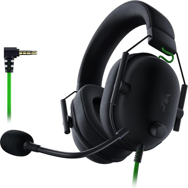 هدست گیمینگ Razer BlackShark V2 X سیمی با درایور ۵۰ میلیمتری مشکی هدست گیمینگ Razer BlackShark V2 X سیمی با درایور ۵۰ میلیمتری مشکی