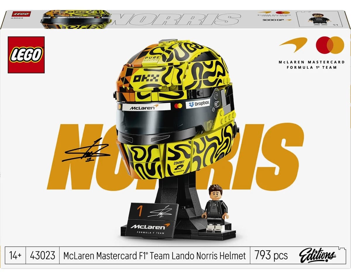 لگو Formula 1 McLaren Lando Norris کلاه ایمنی مدل 43023 لگو Formula 1 McLaren Lando Norris کلاه ایمنی مدل 43023